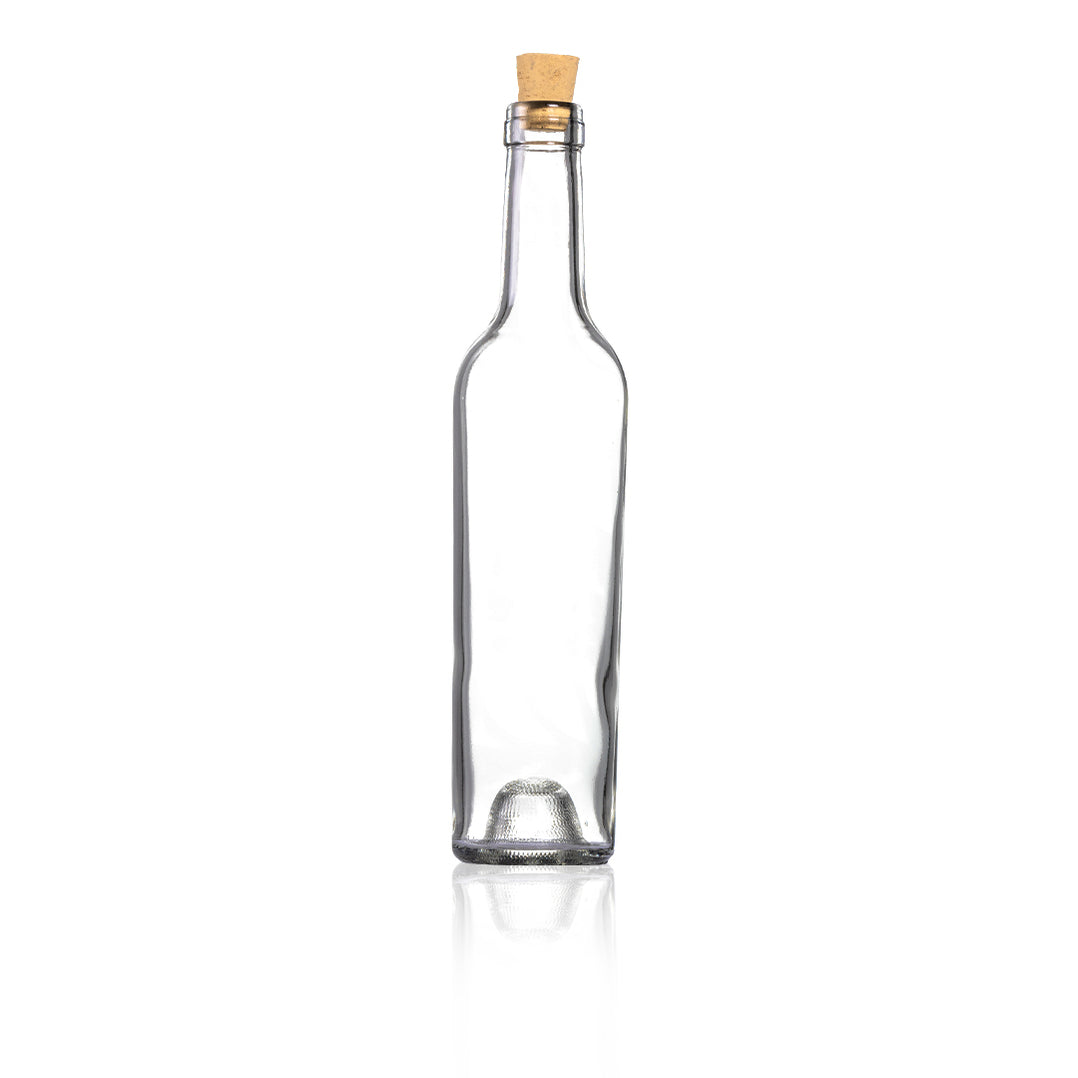 Glass Claret Bottle 30CM 375ml with RL8 Cork