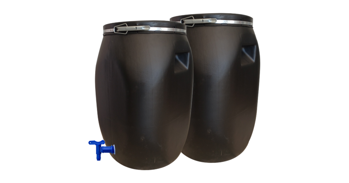 50L Open Head Drum with Lid and Locking Ring
