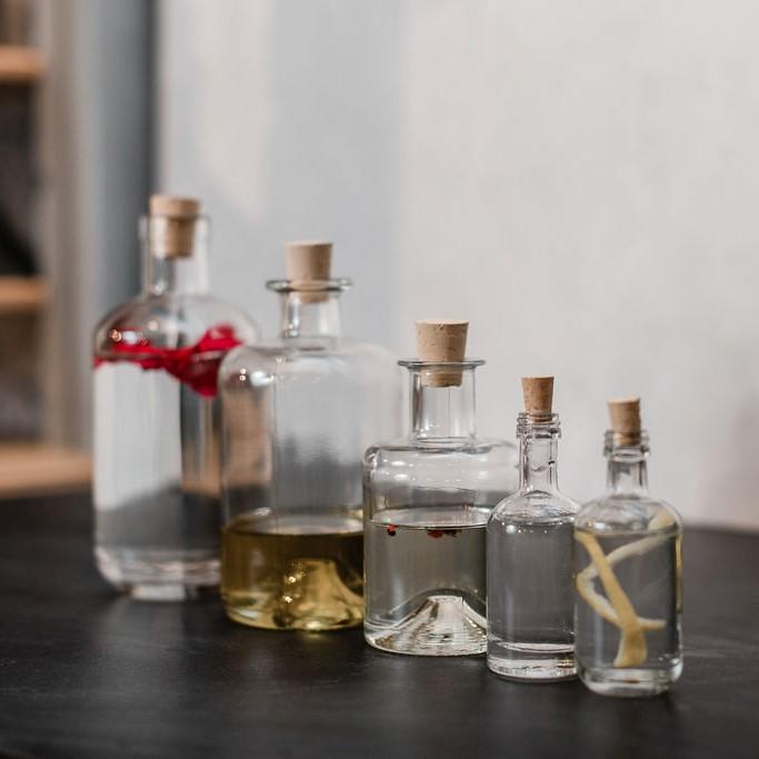Herbalist Glass Bottle 500ml with Cork